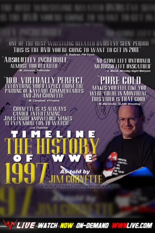 Timeline The History of WWE – 1997 – As Told By Jim Cornette (2011) poster
