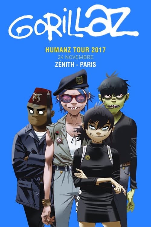 Gorillaz au Zénith 2017 (2017) poster