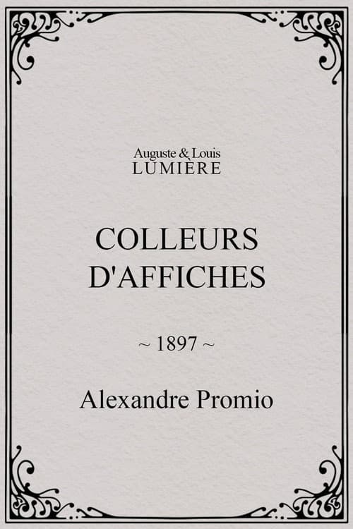 Colleurs d'affiches (1897) poster