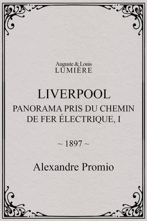 Liverpool, panorama pris du chemin de fer électrique, I (1897) poster