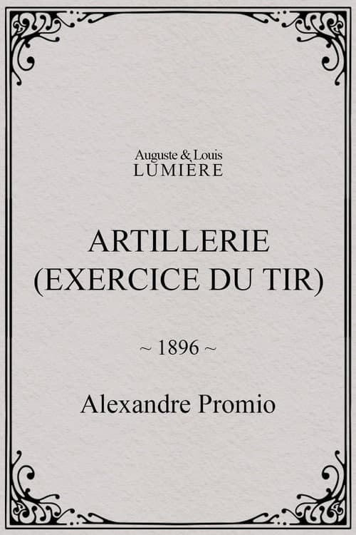 Artillerie (exercice du tir) (1896) poster