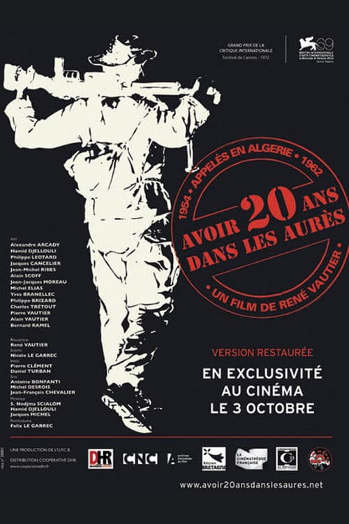 Avoir vingt ans dans les Aurès (1972) poster