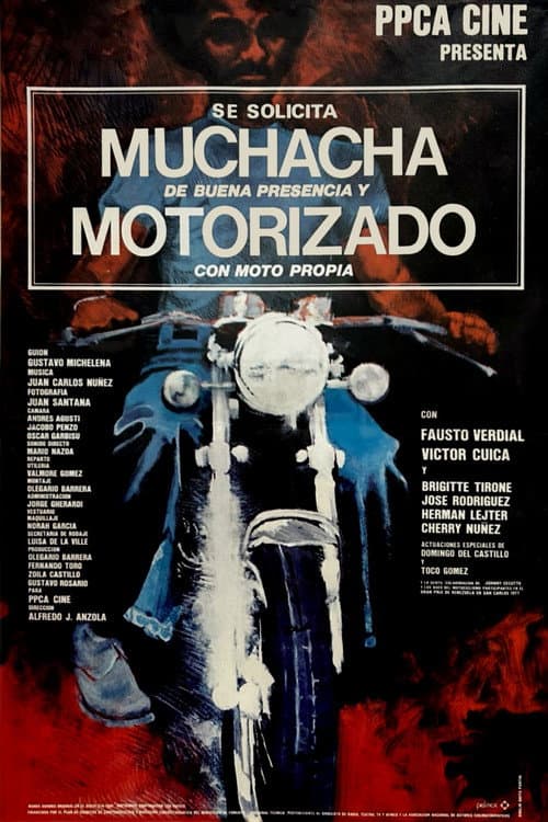 Se solicita Muchacha de buena presencia y Motorizado con moto propia (1977) poster