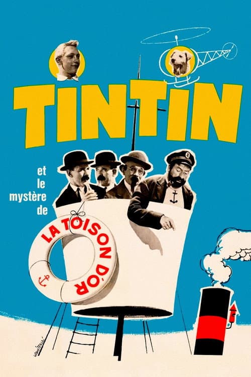 Kuifje en het geheim van het Gulden Vlies (1961) poster