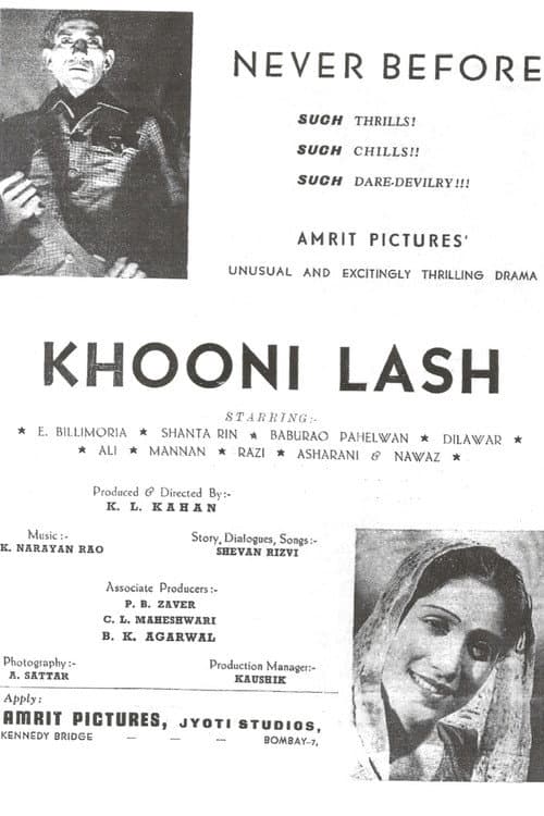 Khooni Laash (1943) poster