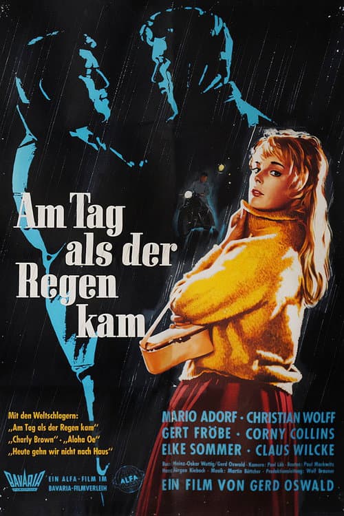 Am Tag, als der Regen kam (1959) poster