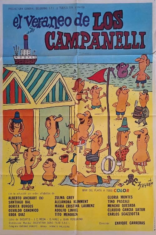 El veraneo de los Campanelli (1971) poster