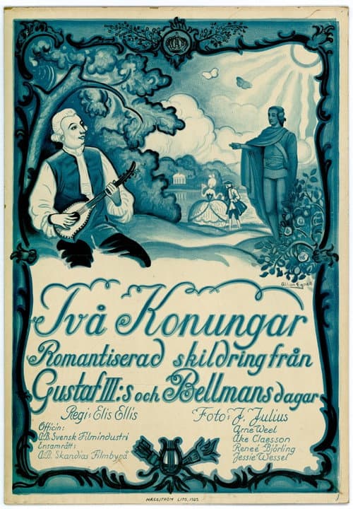 Två konungar (1925) poster