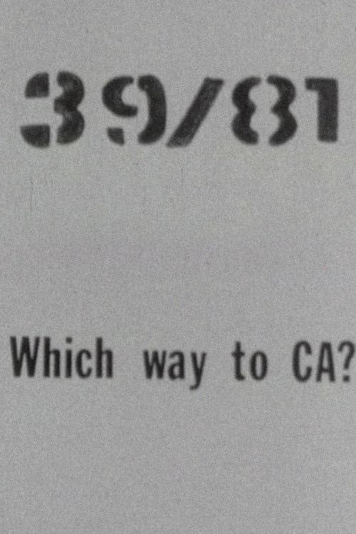 39/81 Which Way to CA? (1981) poster