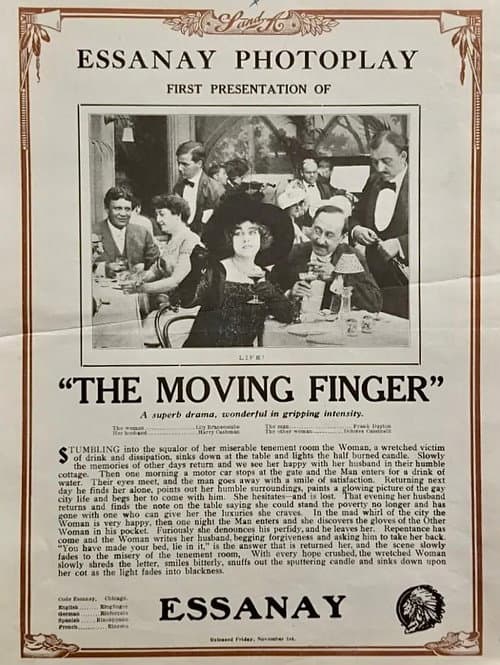 The Moving Finger (1912) poster