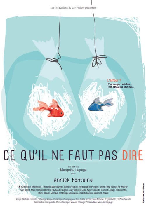 Ce qu'il ne faut pas dire (2015) poster