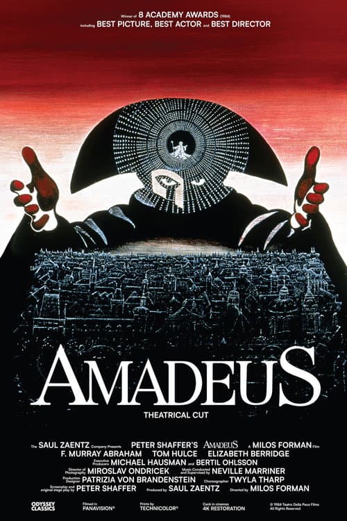Amadeus (1984) poster