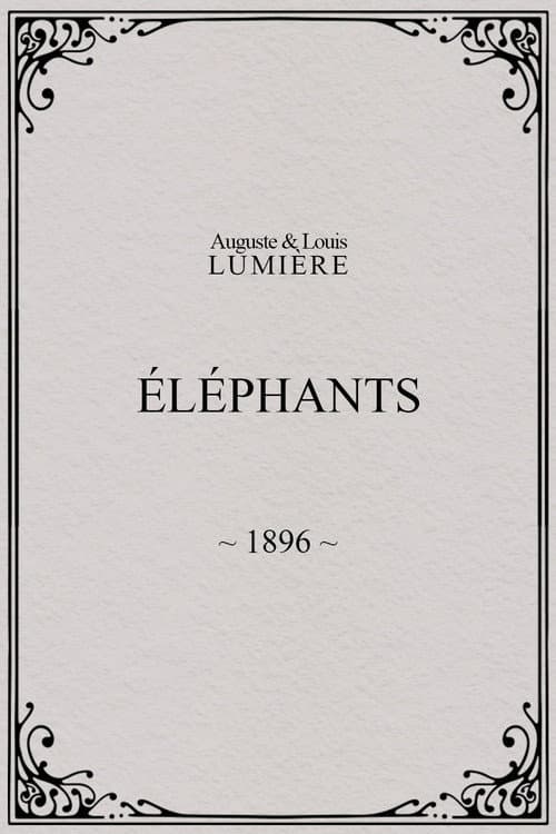 Elephants (1896) poster