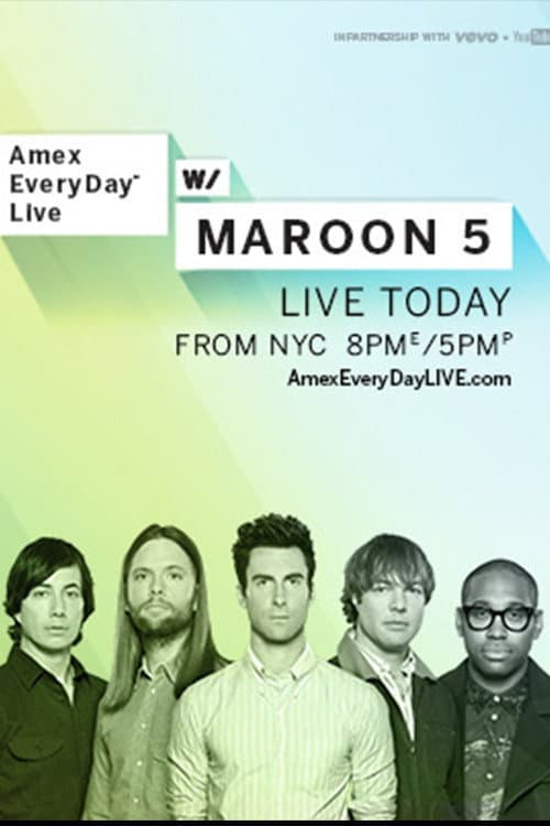 Maroon 5 - Live In Bowery Ballroom (2014) poster