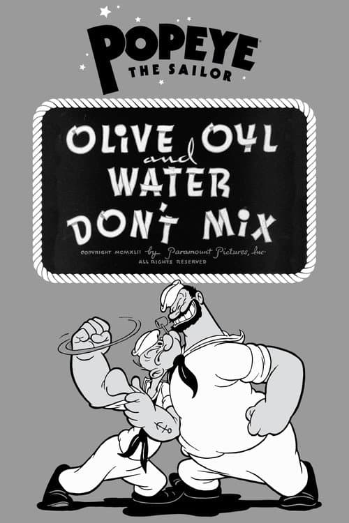 Olive Oyl and Water Don't Mix (1942) poster