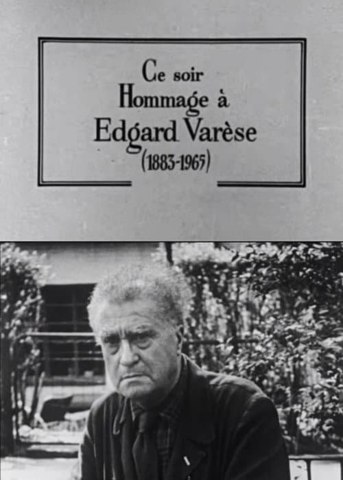 Les grandes répétitions: Hommage à Edgard Varèse (1966) poster