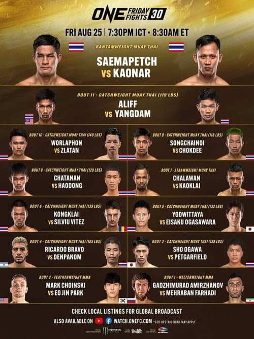 ONE Friday Fights 60: Suriyanlek vs. Rittidet (2024) poster