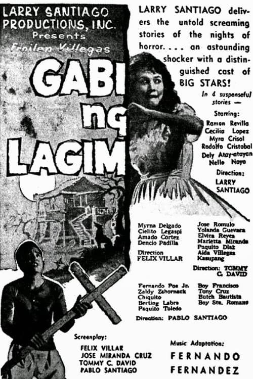 Gabi ng Lagim (1960) poster