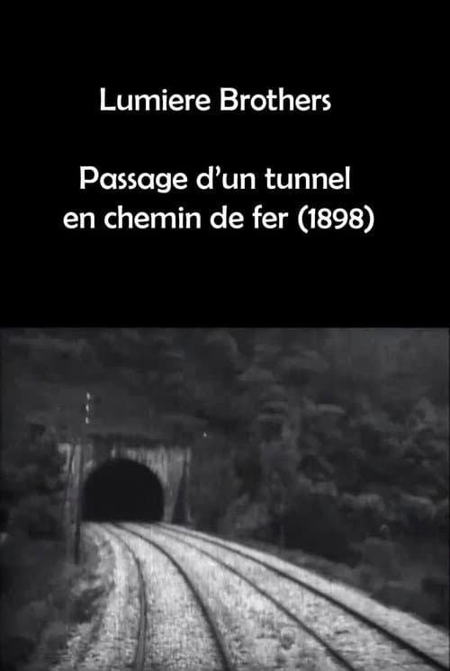 Passage d'un tunnel en chemin de fer (1898) poster