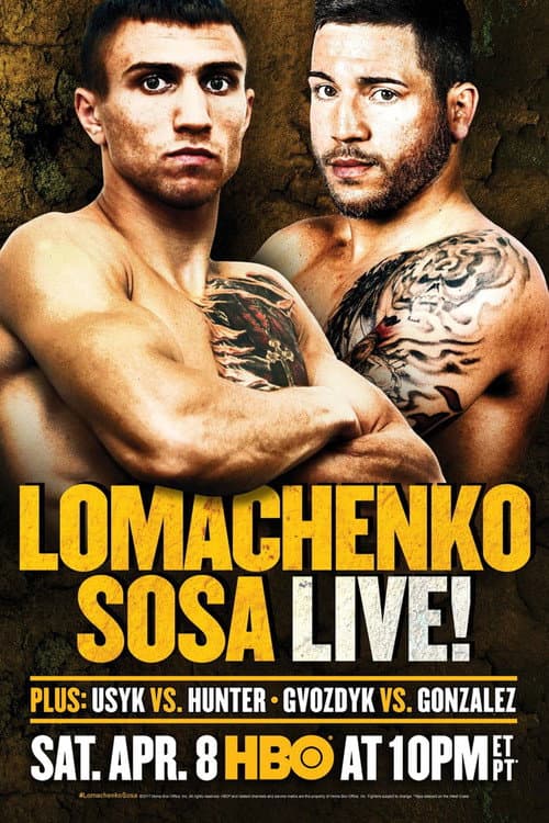 Vasyl Lomachenko vs. Jason Sosa (2017) poster