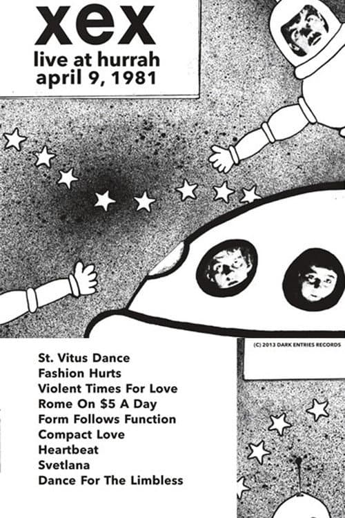 XEX: Live at Hurrah (1981) poster