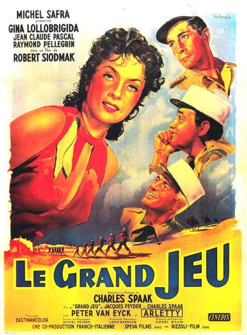 Le Grand Jeu (1954) poster