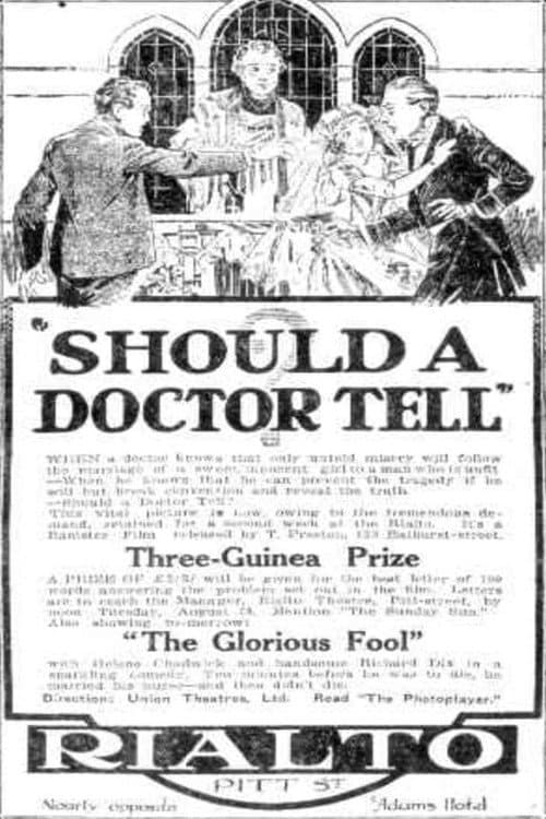 Should a Doctor Tell? (1923) poster