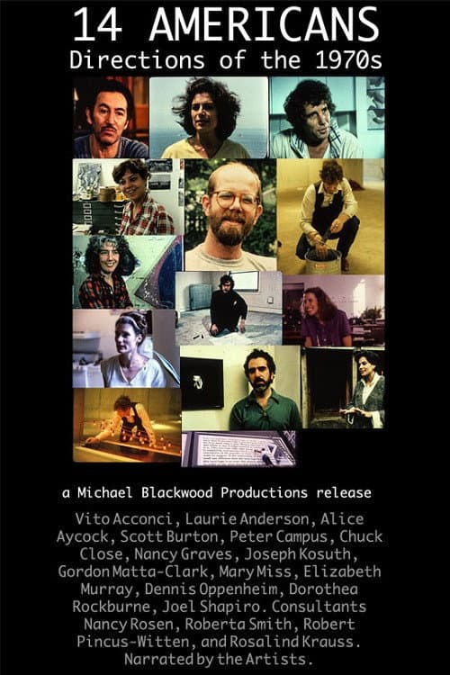14 Americans: Directions of the 1970s (1981) poster