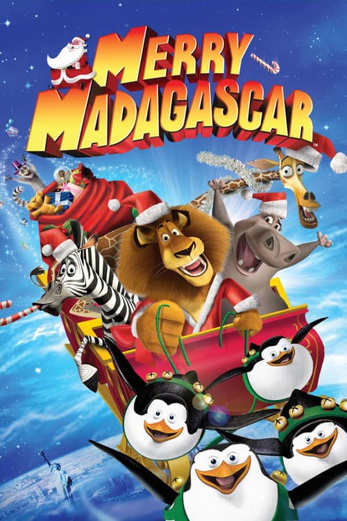 De Pinguïns van Madagascar - Kerst met de Pinguïns (2009) poster