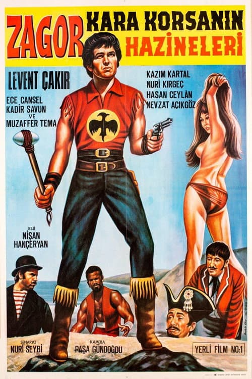 Zagor: Kara Korsanın Hazineleri (1971) poster