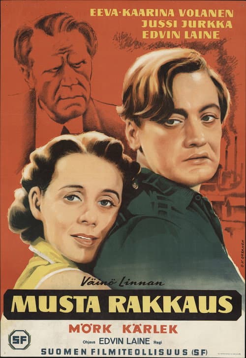 Musta rakkaus (1957) poster