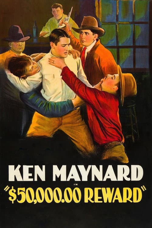 $50,000 Reward (1924) poster
