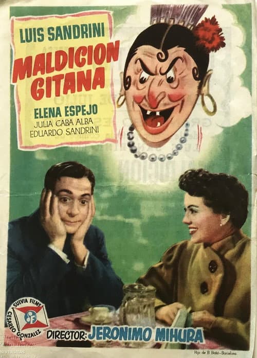 Maldición gitana (1953) poster