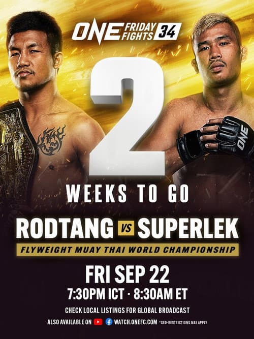 ONE Friday Fights 34: Rodtang vs. Superlek (2023) poster