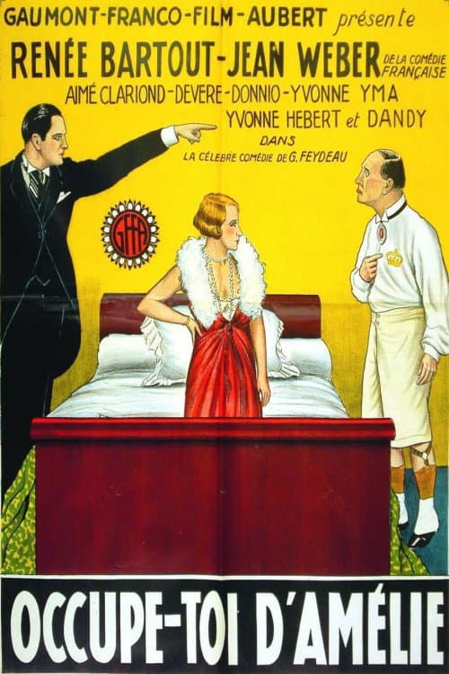 Occupe-toi d'Amélie (1932) poster