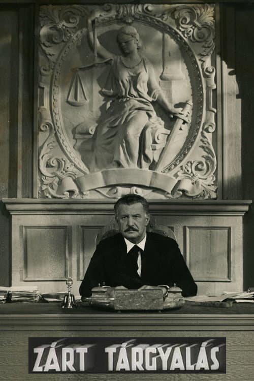 Zárt tárgyalás (1940) poster