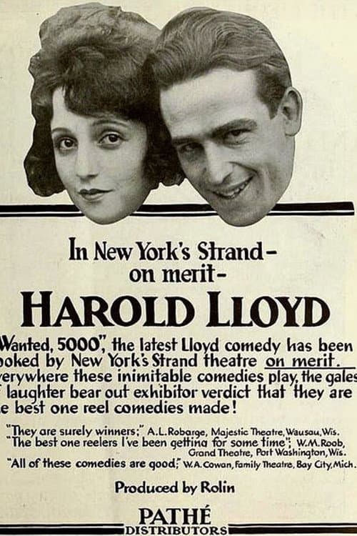 Wanted - $5,000 (1919) poster