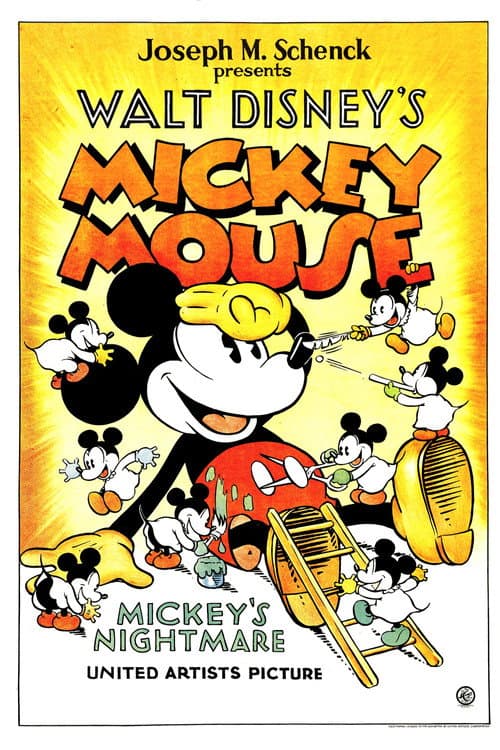 Mickey's Nightmare (1932) poster