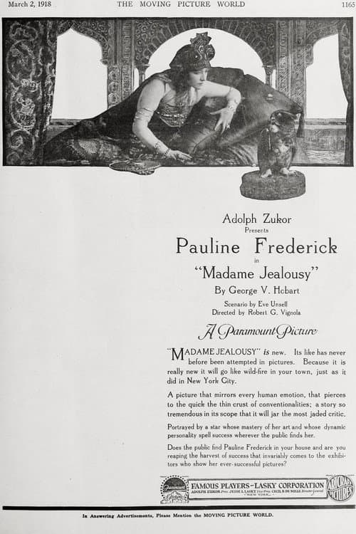 Madame Jealousy (1918) poster