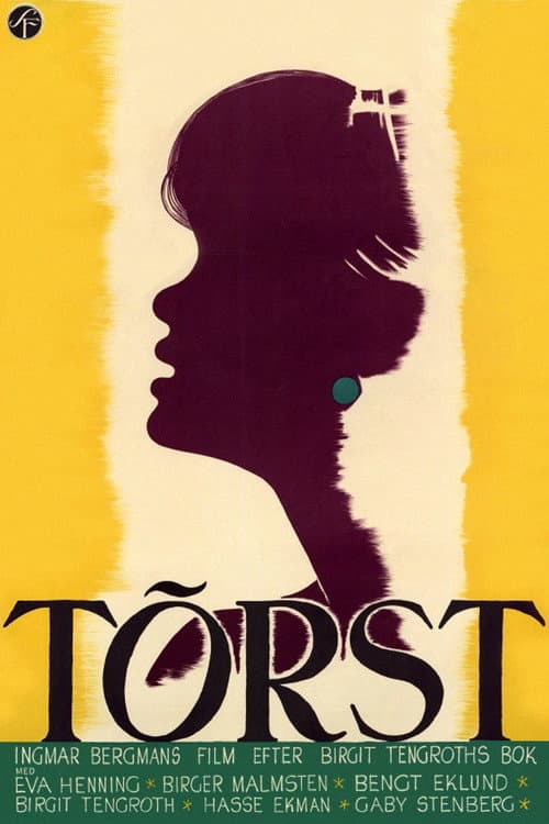 Törst (1949) poster