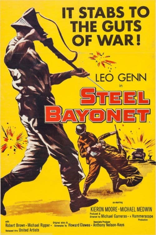 The Steel Bayonet (1958) poster