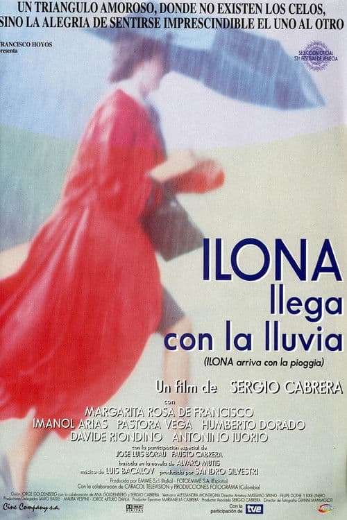 Ilona llega con la lluvia (1996) poster
