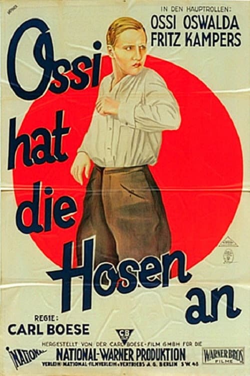 Ossi hat die Hosen an (1928) poster