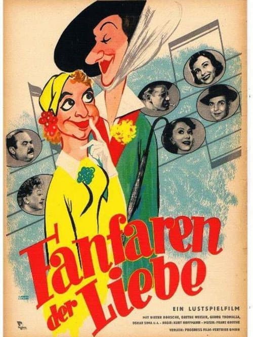 Fanfaren der Liebe (1951) poster