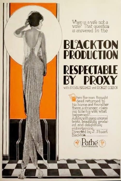 Respectable by Proxy (1920) poster