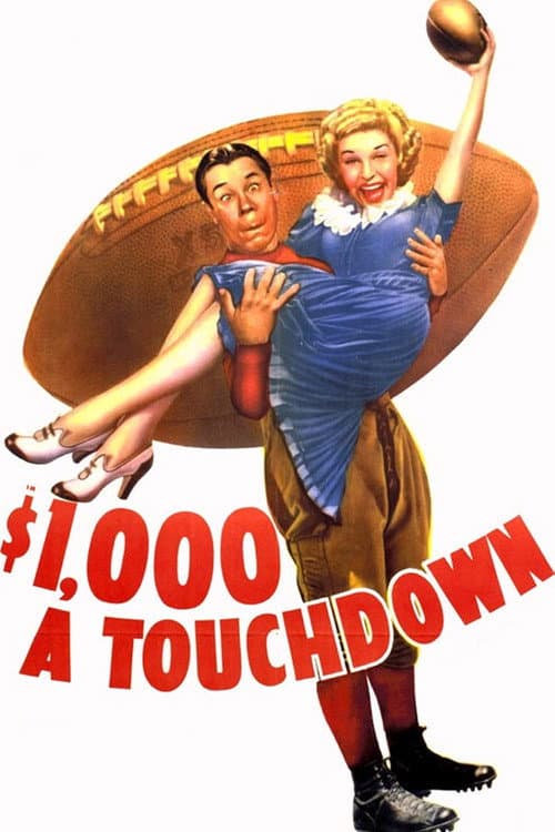 $1,000 a Touchdown (1939) poster
