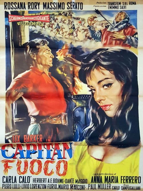 Capitan Fuoco (1958) poster