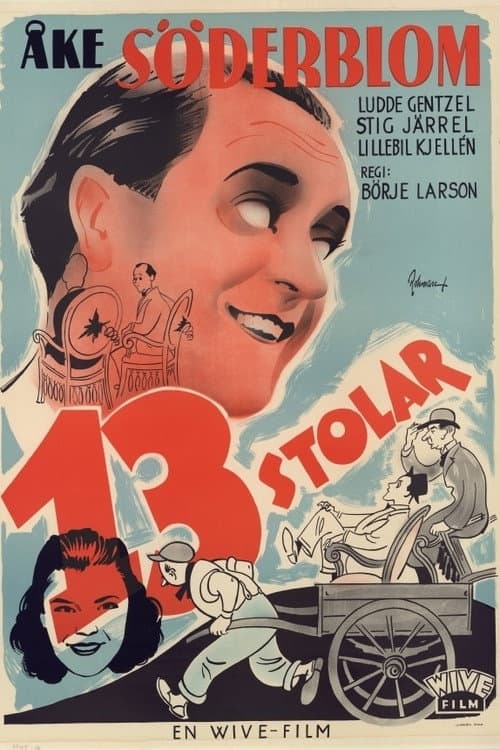 13 stolar (1945) poster