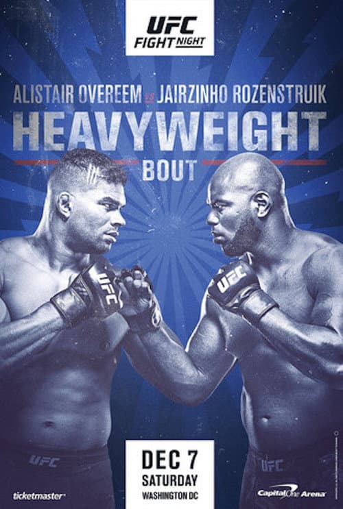 UFC on ESPN 7: Overeem vs. Rozenstruik (2019) poster
