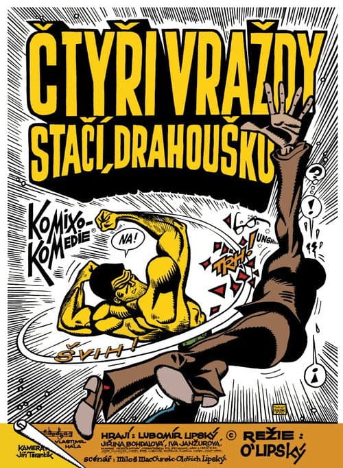 'Ctyri Vrazdy Stací, Drahousku' (1971) poster